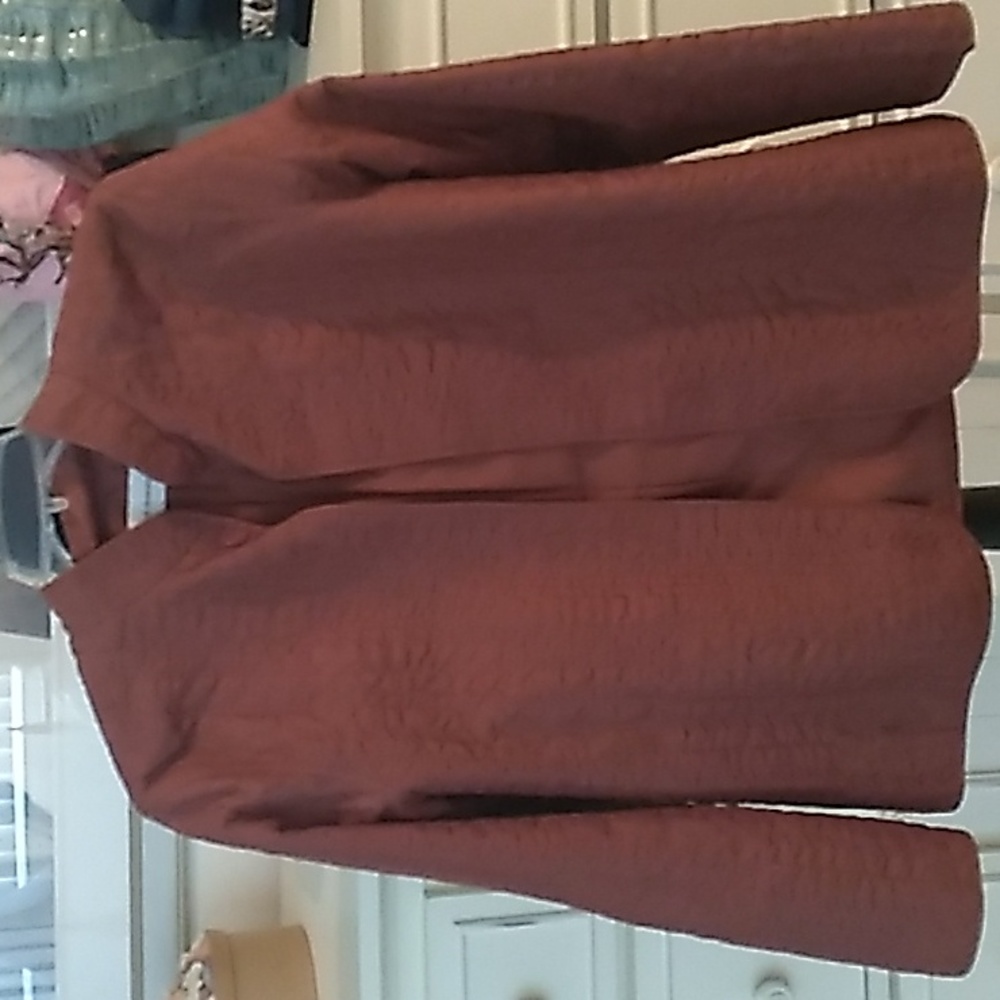 Alfred Dunner, size 10 lined jacket, copper color